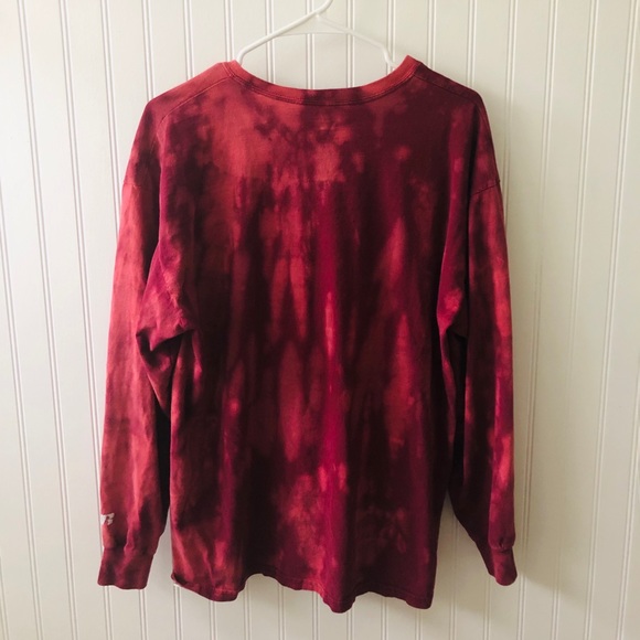 UPCYCLED Bleach Tie-Dye Long Sleeved T-Shirt ✁ - Picture 3 of 5